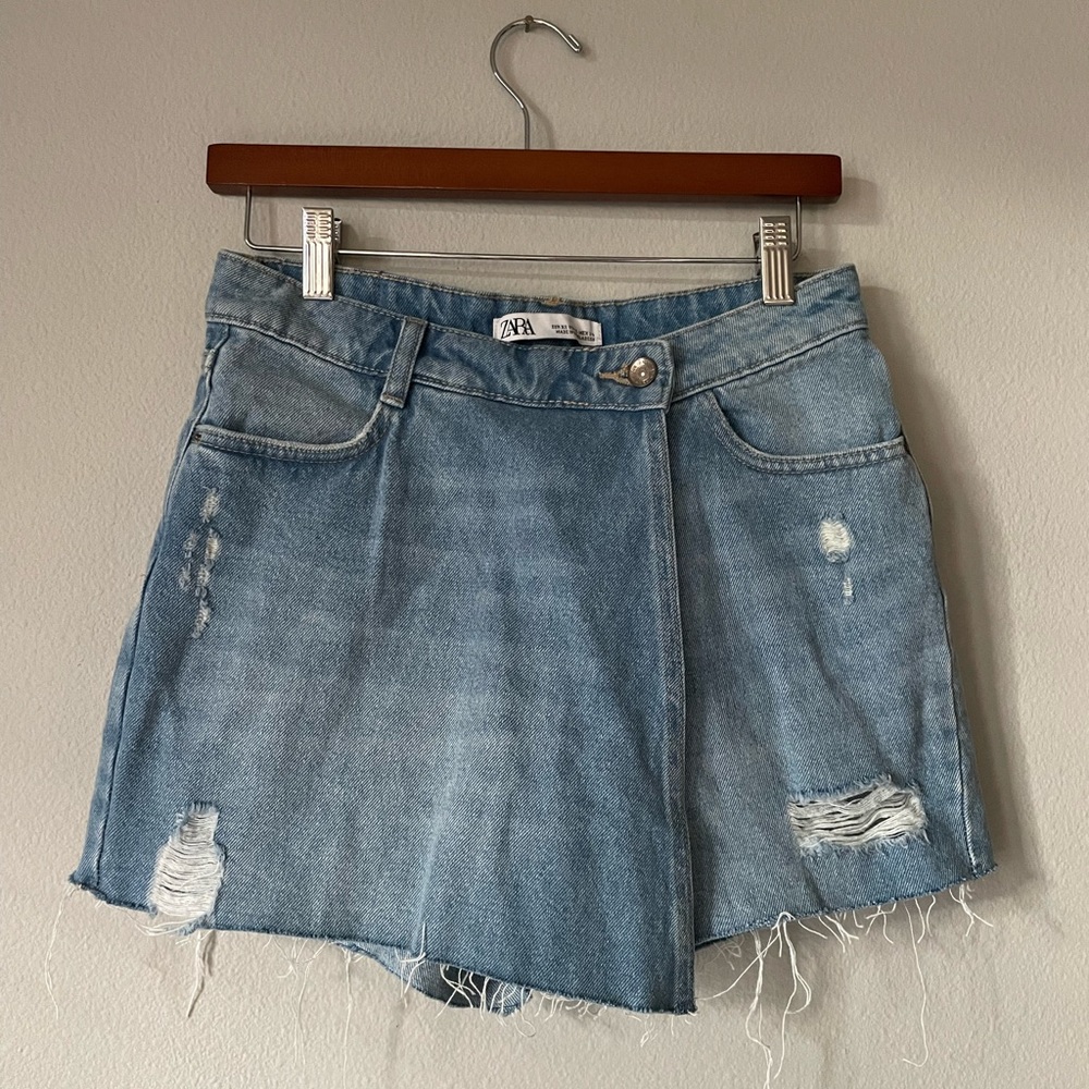 Zara Denim Skort